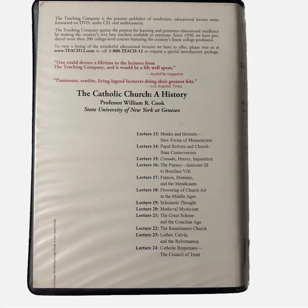 The Great Courses: The Catholic Church: A History 6 CD ROMS Set